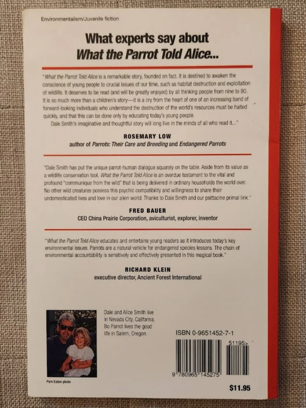 What the Parrot Told Alice Paperback Book by Dale Smith Young Adult Reading Mate